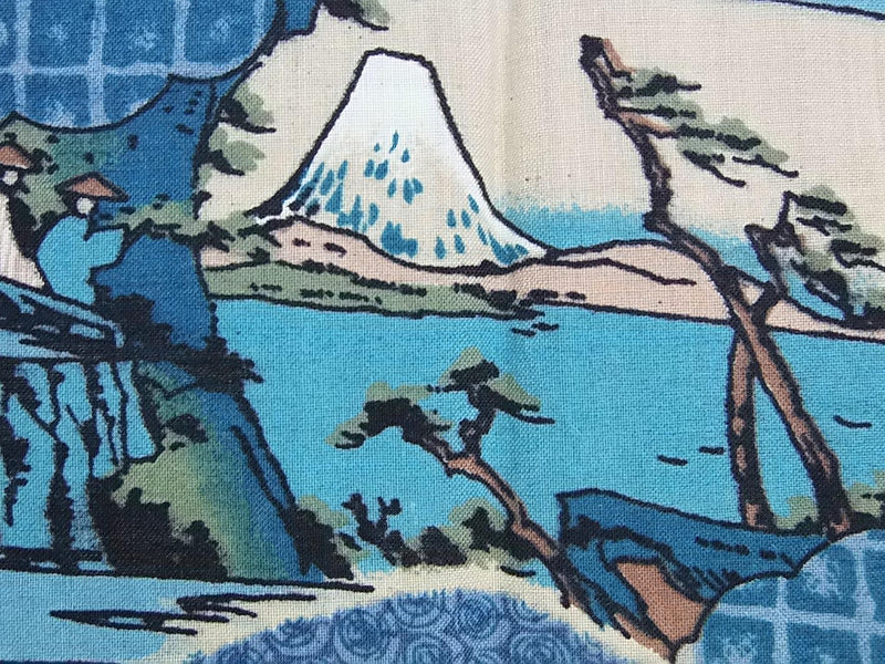 Nouveau Sous-vêtement long pour kimono d'homme, période Edo, motif de paysage, laine, pour vêtements d'intérieur.