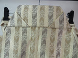 洗える男性用 行灯袴 矢羽根文様 丈91cm｜Washable Men’s Andon Hakama, Beige Yabane Pattern