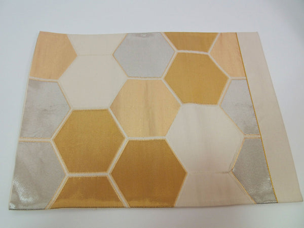 Luxurious bag band Remake Ranchon mat Tortoise shell pattern gold thread