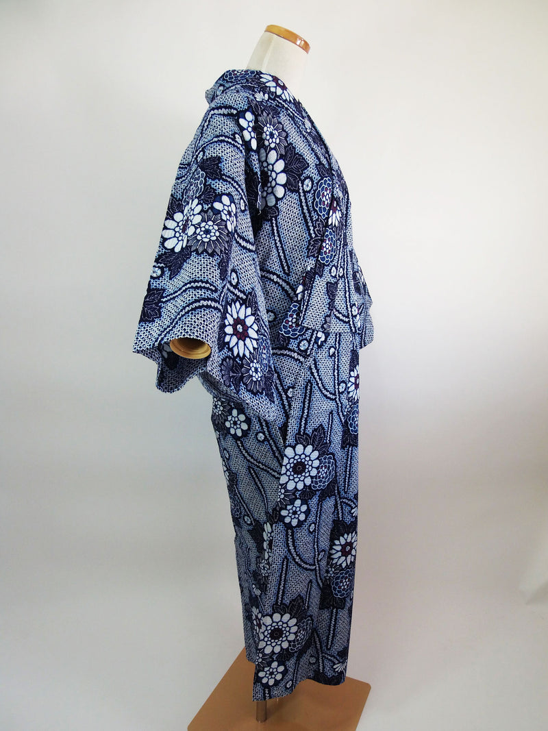 鹿子（Kanoko），花型设计，泼染扎染式波纹浴衣