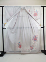 Almost beautiful goods Washing Summer kimono visit Koma Koma Hanoshi Hanoshi