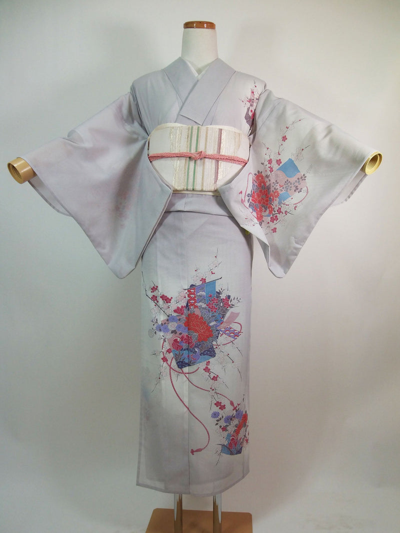 Almost beautiful goods Washing Summer kimono visit Koma Koma Hanoshi Hanoshi